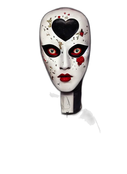 mask, jewelry, face, concept art transparent PNG cut-out