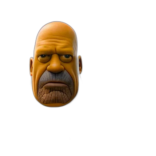 face, mask, creature, animal, 3d render, concept art, pixel art, photorealistic transparent PNG cut-out