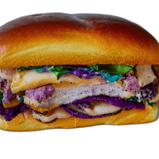 food, animal, photorealistic, vaporwave, brioche, mermaid, sandwich transparent PNG cut-out