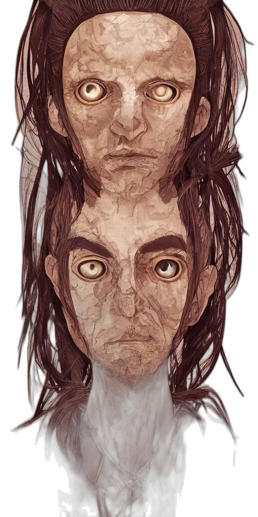 mask, face, creature, hair transparent PNG cut-out