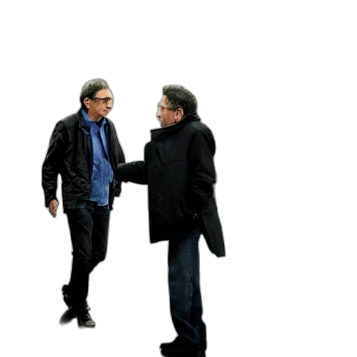 jacket, staff, weapon, shoes transparent PNG cut-out