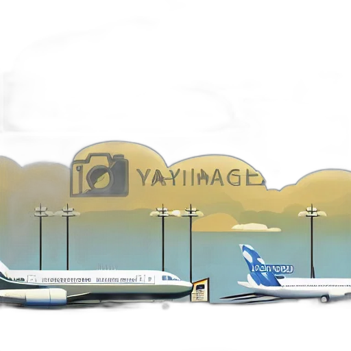 concept art, 3d render, cartoon, photorealistic, scene, airport, cloudy, skies transparent PNG cut-out