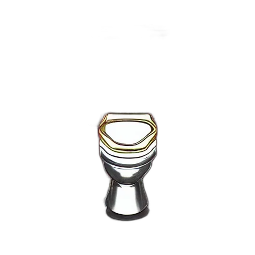 jewelry, bottle, furniture, staff, 3d render, golden, toilet, red transparent PNG cut-out