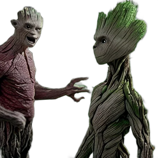 creature, tree, concept art, 3d render transparent PNG cut-out