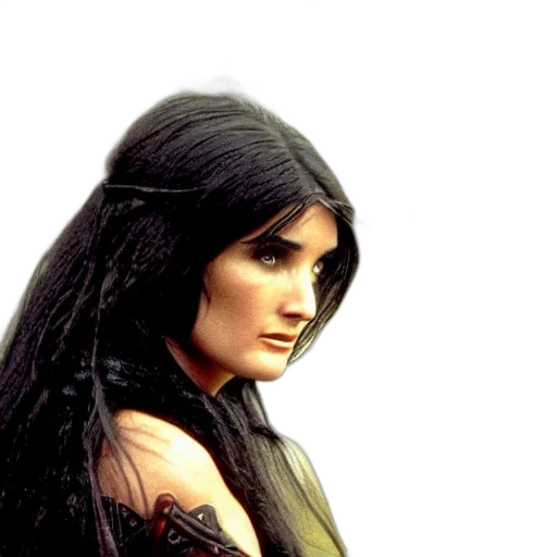 face, mask, hair, fantasy art transparent PNG cut-out