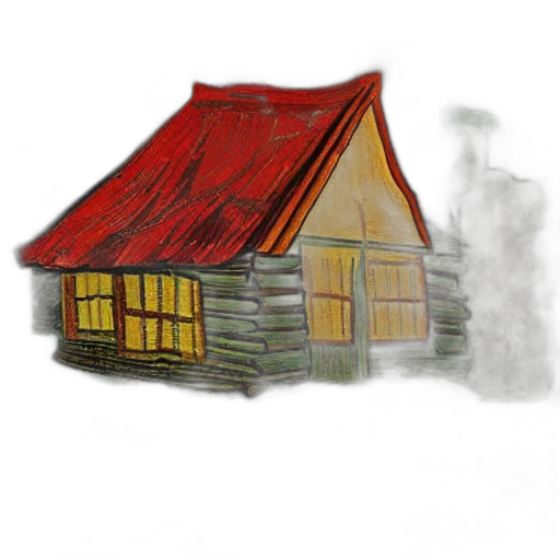 building, furniture, concept art, watercolor, photorealistic, oil painting, fog, snow transparent PNG cut-out