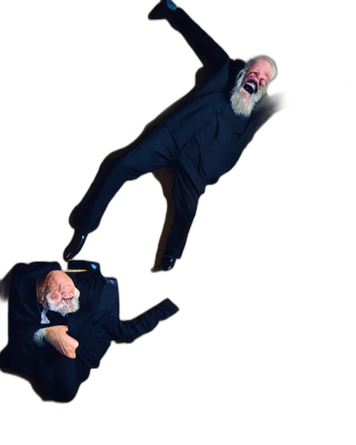 creature, jacket, shoes, staff transparent PNG cut-out