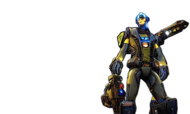 robot, weapon, concept art, cyberpunk transparent PNG cut-out