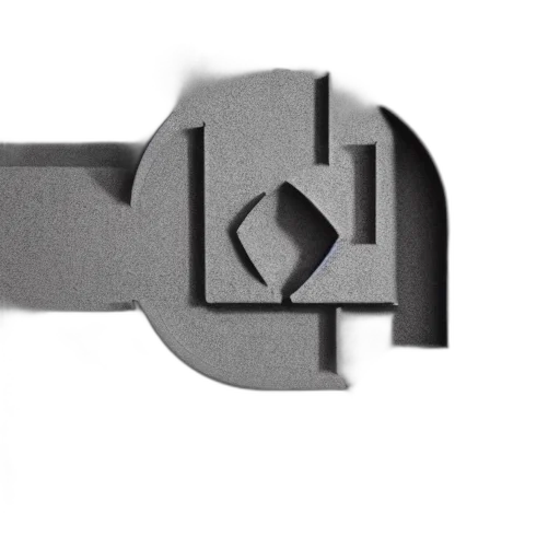 jewelry, furniture, robot, mask, 3d render, monochrome, runic, symbol transparent PNG cut-out