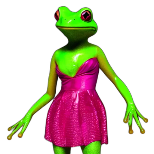 dress, creature, animal, staff transparent PNG cut-out