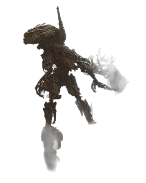 creature, dragon, robot, animal, concept art, 3d render, fantasy art, photorealistic transparent PNG cut-out