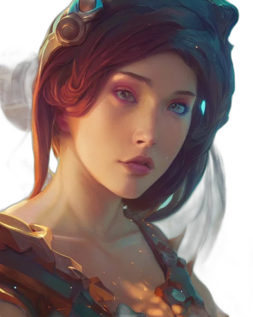 face, crown, robot, mask, fantasy art, concept art, photorealistic, anime transparent PNG cut-out