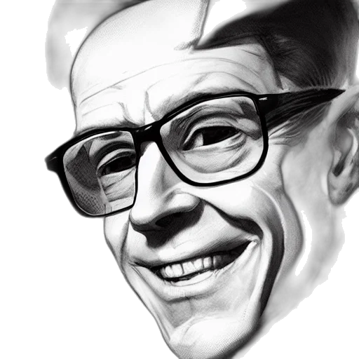 face, photorealistic, cartoon, comic book art, pencil sketch, photo, steve, ditko transparent PNG cut-out