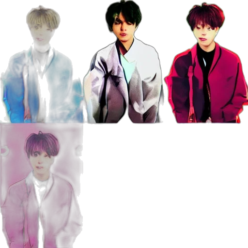 jacket, concept art, photorealistic, pixel art, vaporwave, red, colorful, neon transparent PNG cut-out