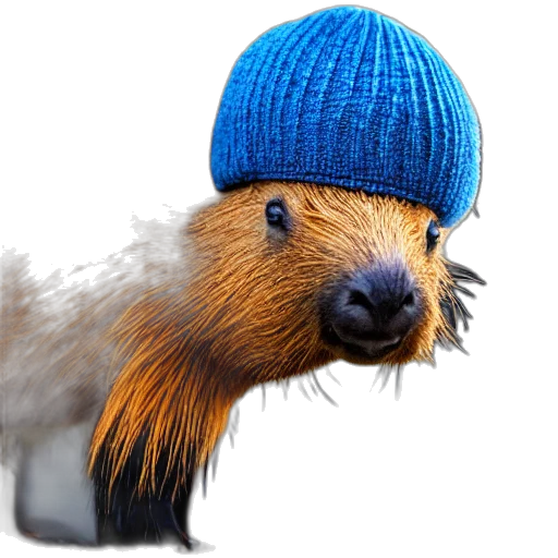 hat, animal, hair, creature transparent PNG cut-out