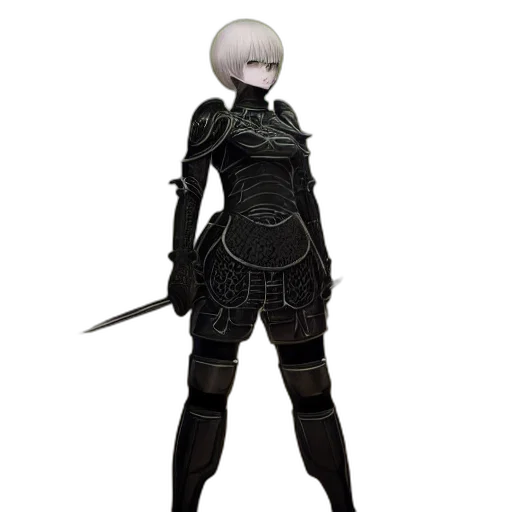 sword, staff, weapon, robot, concept art, fantasy art, 3d render, cyberpunk transparent PNG cut-out