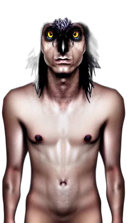 face, hair, animal, creature, photorealistic, fantasy art, 3d render, concept art transparent PNG cut-out