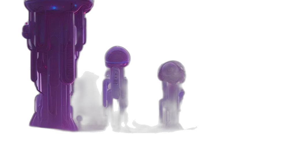 robot, bottle, creature, weapon, concept art, 3d render, pixel art, cyberpunk transparent PNG cut-out