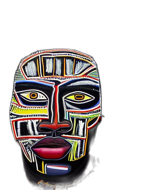 mask, face, crown, photorealistic transparent PNG cut-out