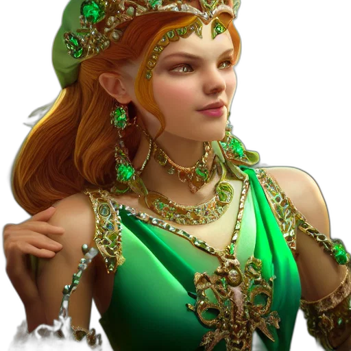 jewelry, crown, staff, face transparent PNG cut-out