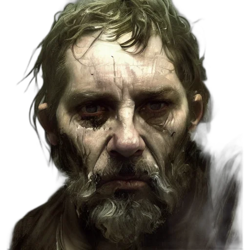 face, mask, weapon, creature transparent PNG cut-out