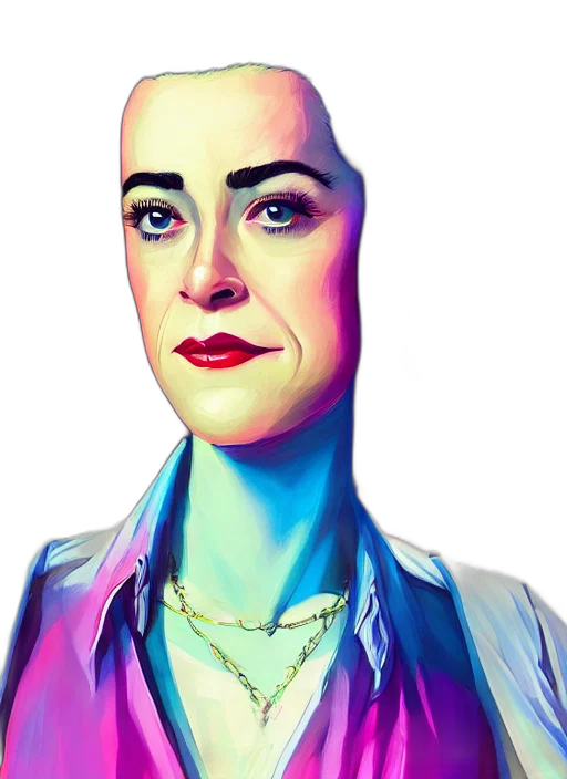 face, robot, jacket, jewelry transparent PNG cut-out