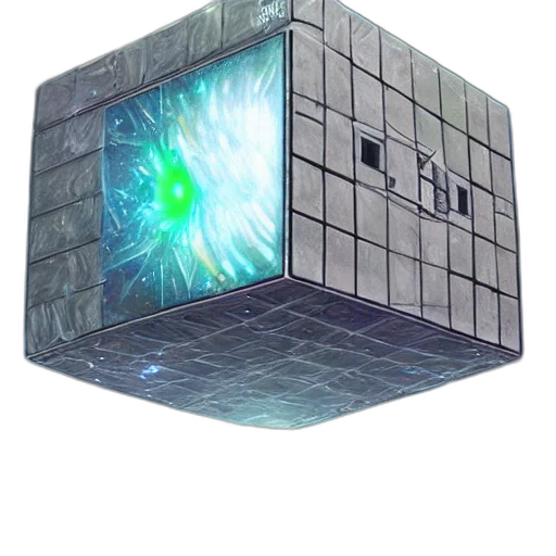 crown, weapon, robot, mask, concept art, vaporwave, 3d render, fantasy art transparent PNG cut-out