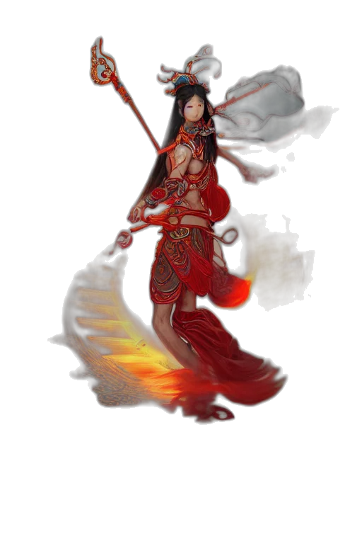 dragon, staff, sword, weapon, fantasy art, concept art, pixel art, 3d render transparent PNG cut-out