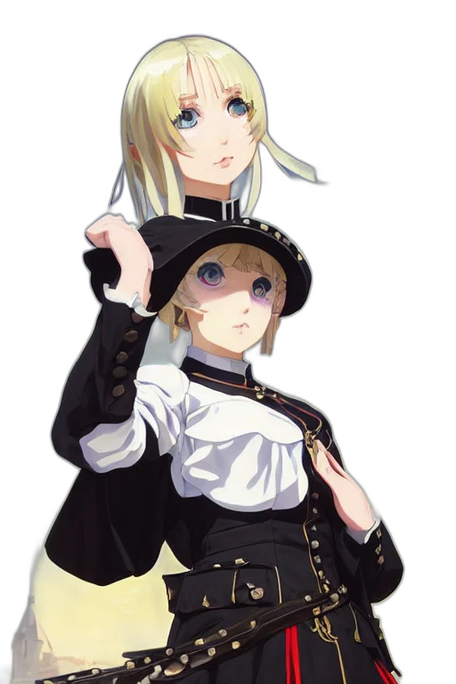 staff, hat, crown, jacket transparent PNG cut-out