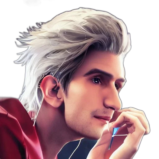 face, jacket, hair, creature transparent PNG cut-out