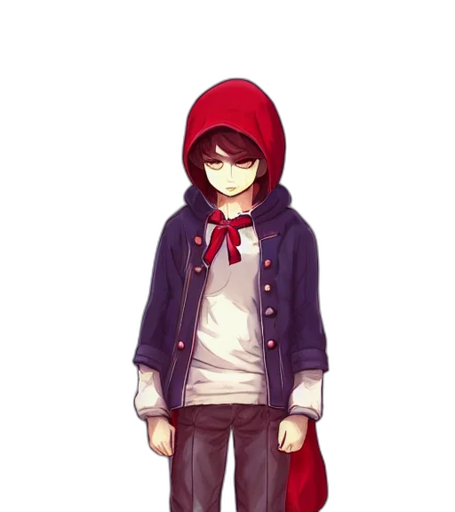 jacket, staff, hat, mask transparent PNG cut-out