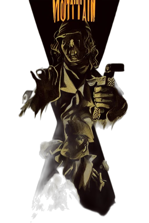 staff, mask, weapon, jacket transparent PNG cut-out