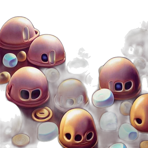 mask, robot, concept art, pixel art transparent PNG cut-out