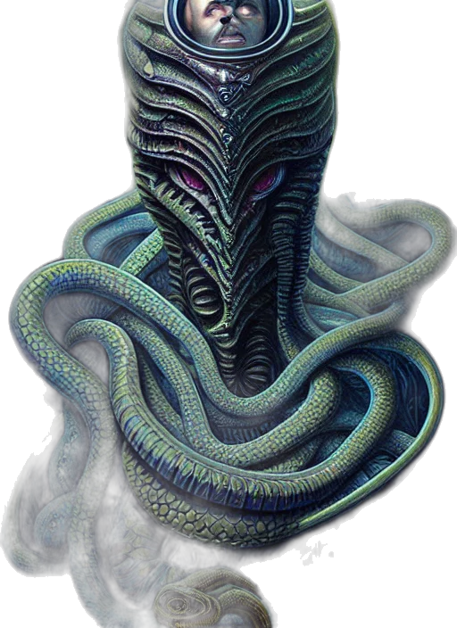 mask, creature, dragon, hair transparent PNG cut-out