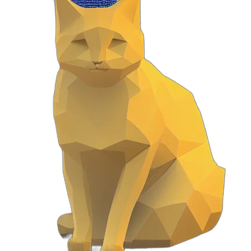 staff, animal, creature, hat, 3d render, pixel art, concept art, photorealistic transparent PNG cut-out