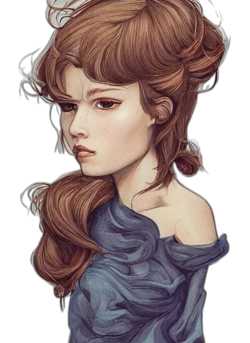 face, dress, crown, hair transparent PNG cut-out