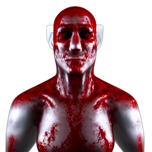 mask, face, robot, creature, 3d render, concept art, photorealistic, comic book art transparent PNG cut-out