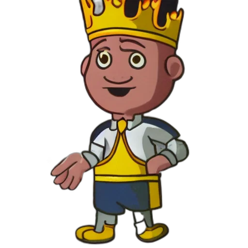 crown, staff, cartoon, concept art transparent PNG cut-out