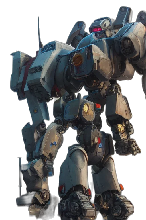 robot, weapon, jacket, staff transparent PNG cut-out
