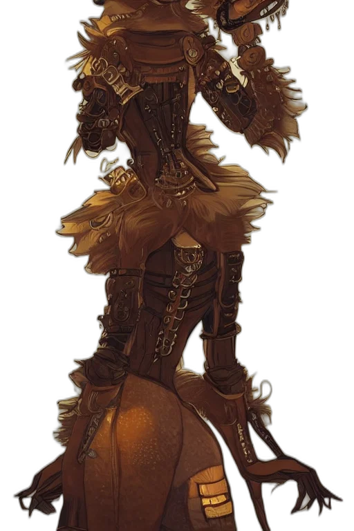 staff, mask, dress, weapon, concept art, fantasy art, comic book art, photorealistic transparent PNG cut-out
