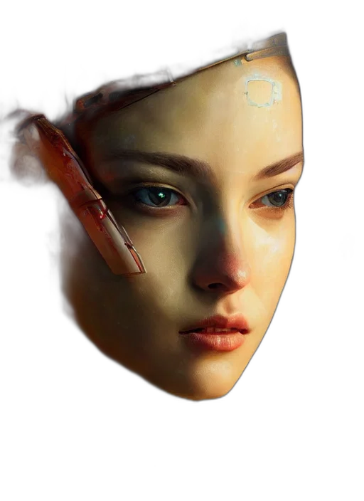 face, mask, robot, jewelry transparent PNG cut-out