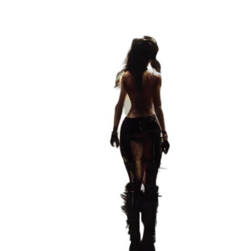 dress, staff, weapon, concept art transparent PNG cut-out