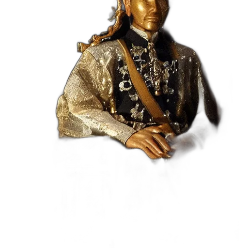 staff, jewelry, crown, jacket transparent PNG cut-out