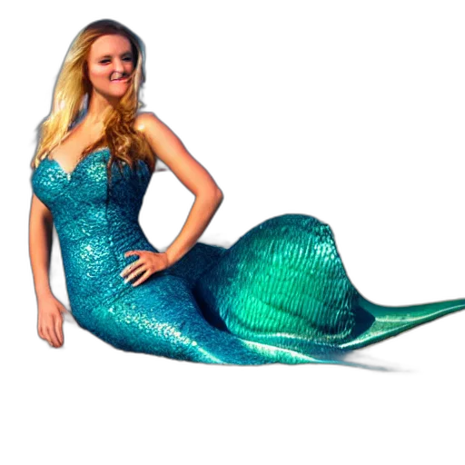 dress, creature, beautiful, mermaid transparent PNG cut-out