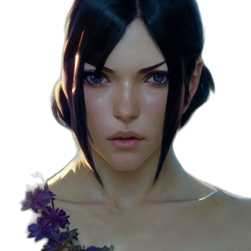 face, flower, mask, crown transparent PNG cut-out