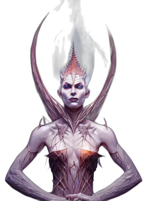 creature, crown, staff, concept art, fantasy art, comic book art, pixel art, outer space transparent PNG cut-out