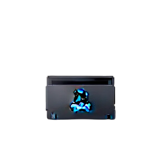 robot, staff, animal, dragon, pixel art, 3d render, concept art, blue transparent PNG cut-out