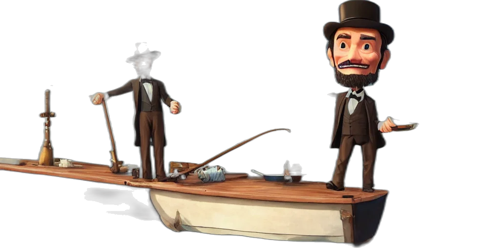 staff, concept art, 3d render, cartoon, fantasy art, underwater, wholesome, animation transparent PNG cut-out