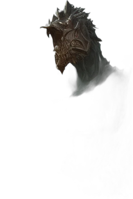 dragon, creature, mask, face transparent PNG cut-out