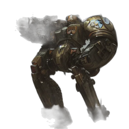 robot, weapon, concept art, fantasy art transparent PNG cut-out